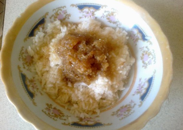 Fotografia przedstawiająca Deser ryżowy z musem jabłkowym