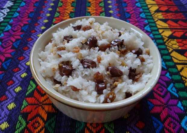 Fotografia przedstawiająca Deser z płatków ryżowych