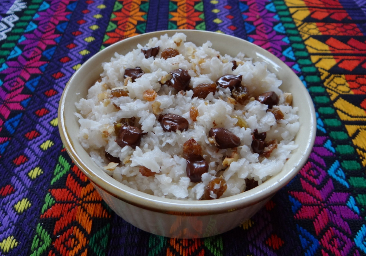 Deser z płatków ryżowych foto