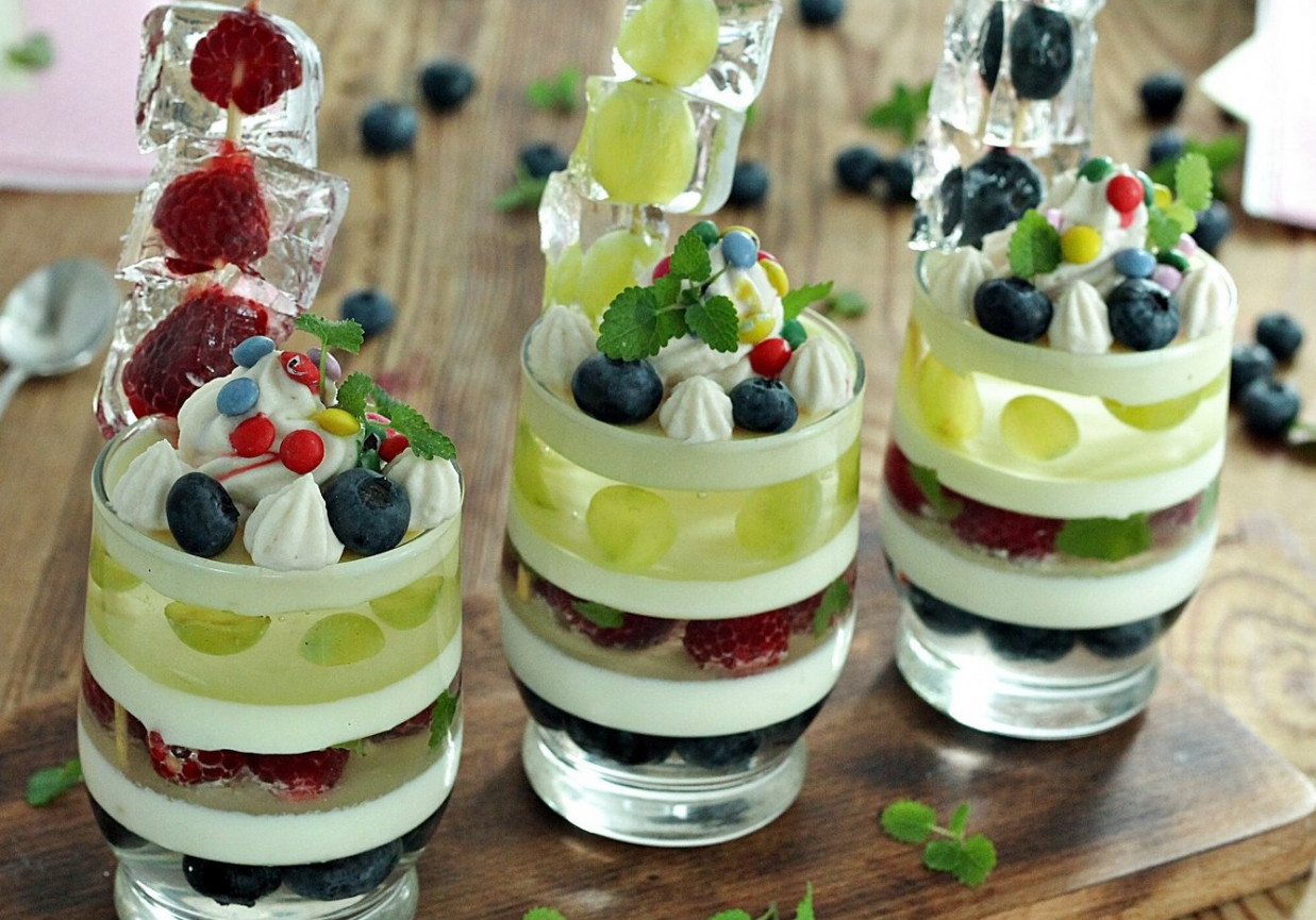 Desery przezroczyste foto