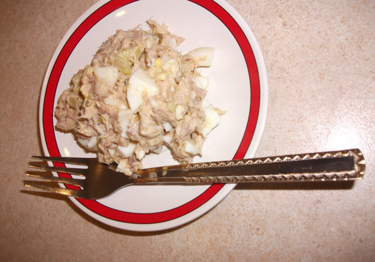 Dietetyczna przekąska jajeczno- tuńczykowa foto