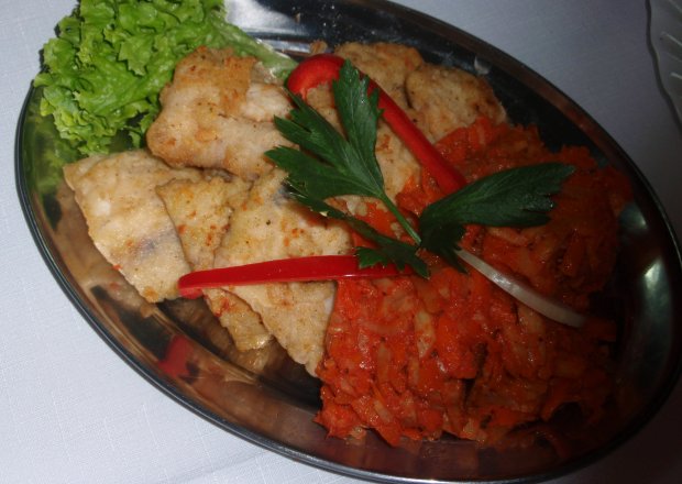 Fotografia przedstawiająca Dietetyczna ryba po grecku