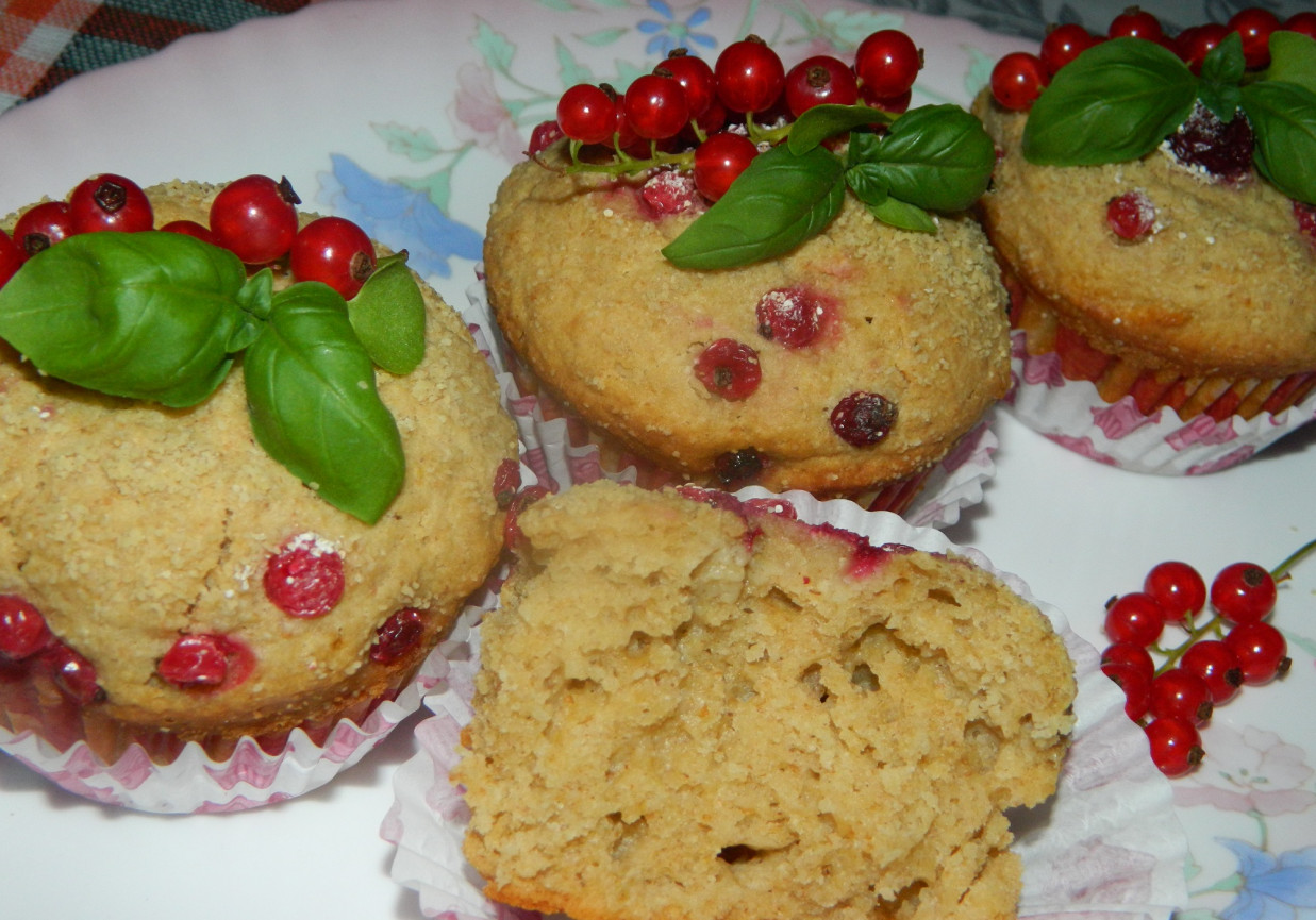 Dietetyczne muffinki z otrębami owsianymi foto