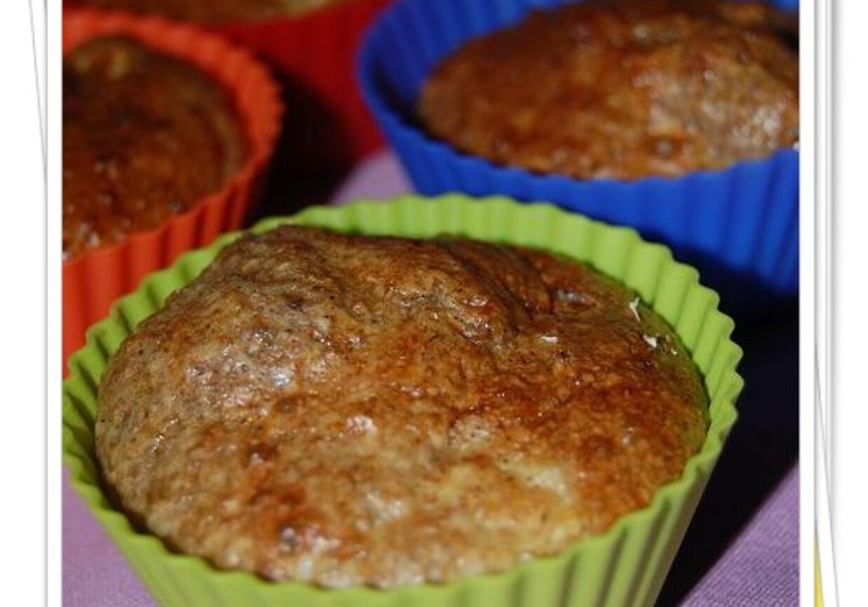 Dietetyczne muffiny z jabłkami foto