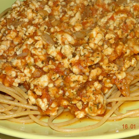 Krok 5 - Dietetyczne spaghetti z pomidorami foto