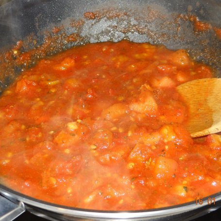 Krok 3 - Dietetyczne spaghetti z pomidorami foto