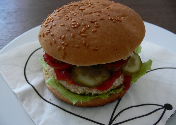 Fotografia przedstawiająca Dietetyczny chickenburger