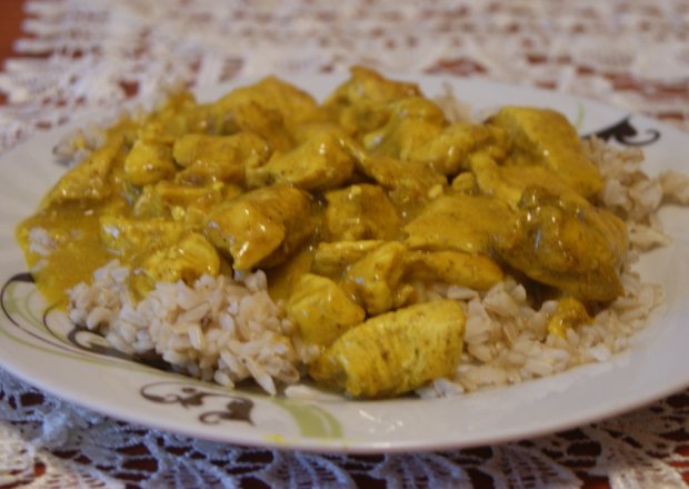 Fotografia przedstawiająca Dietetyczny kurczak z curry