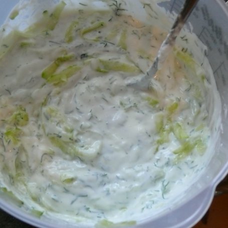 Krok 2 - Dip czosnkowo- koperkowy foto