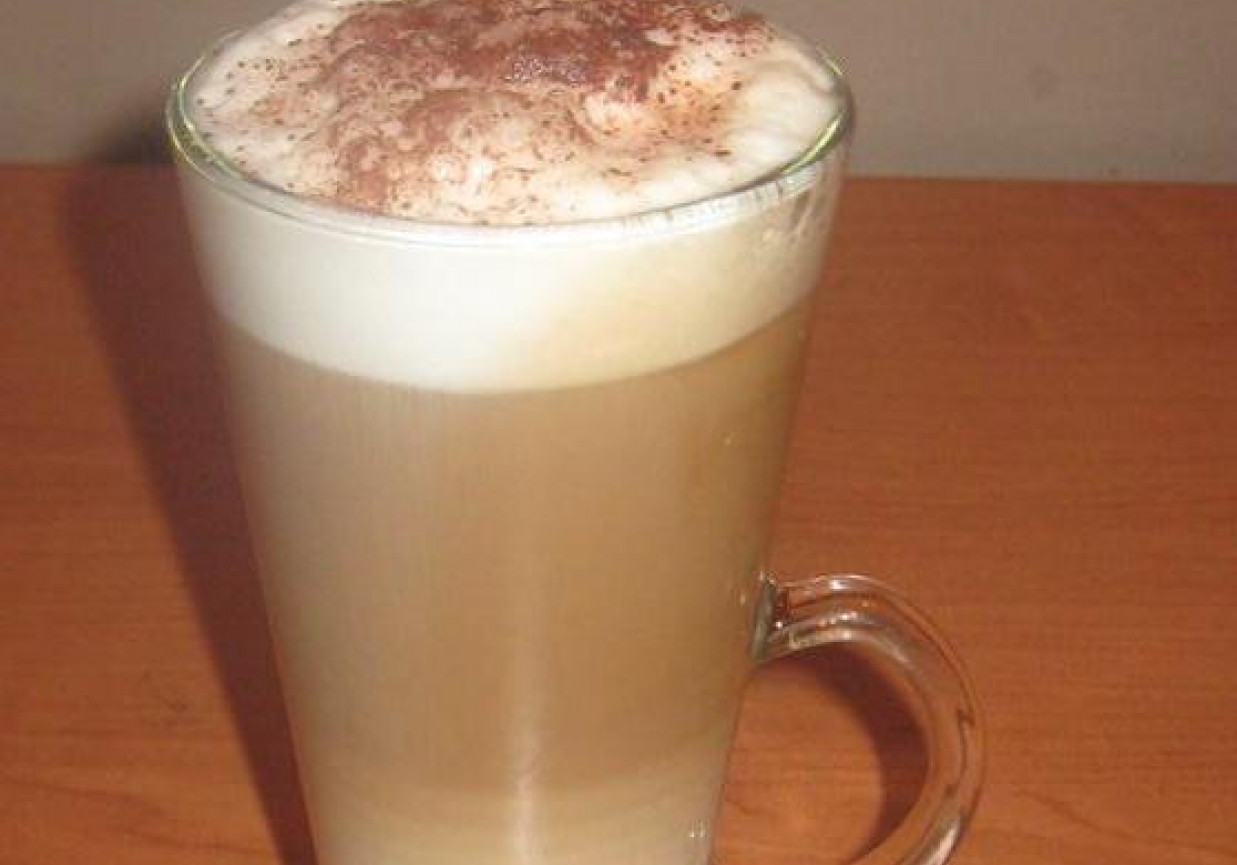 Domowa caffe latte foto