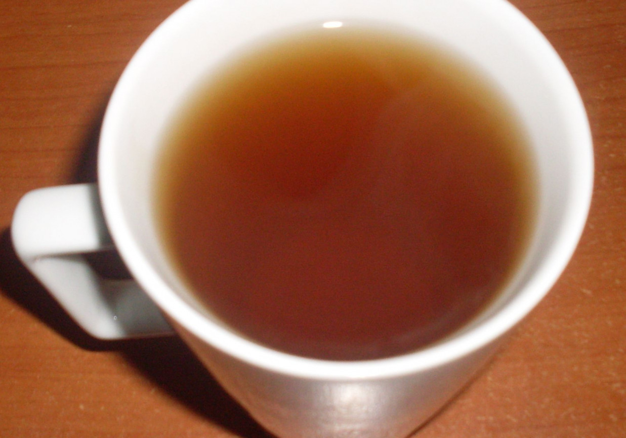 domowa herbata z imbirem foto