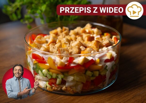 Fotografia przedstawiająca Sałatka drwala