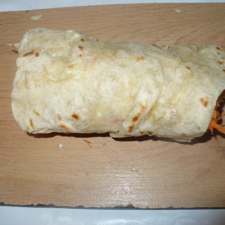 Krok 4 - Domowa wegetariańska tortilla foto