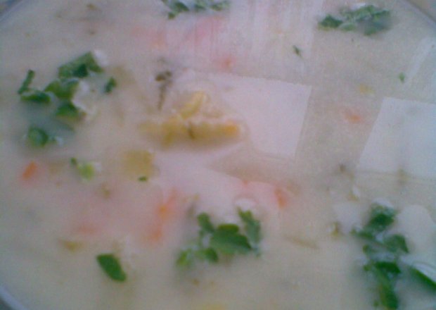 Fotografia przedstawiająca Domowa zupa ogórkowa.