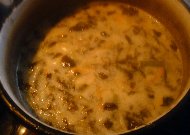 Fotografia przedstawiająca Domowa zupa szczawiowa