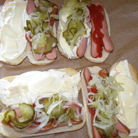 Krok 3 - domowe hot-dogi... foto