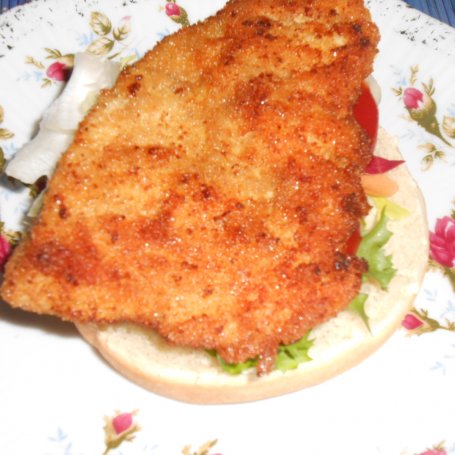 Krok 4 - Domowy Chicken burger foto