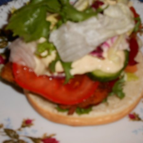 Krok 7 - Domowy Chicken burger foto