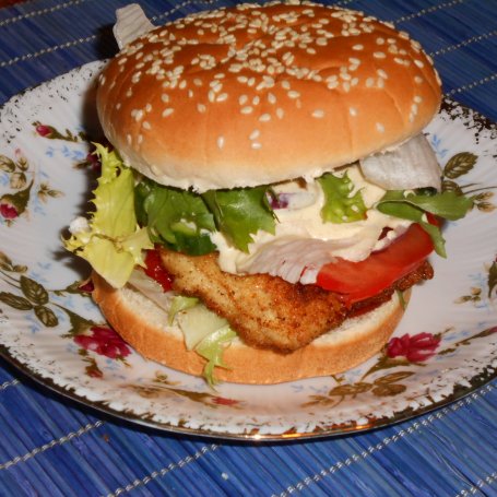 Krok 8 - Domowy Chicken burger foto