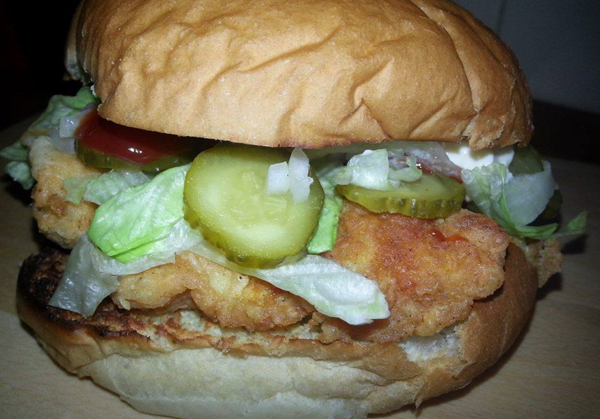 Domowy Chickenburger foto