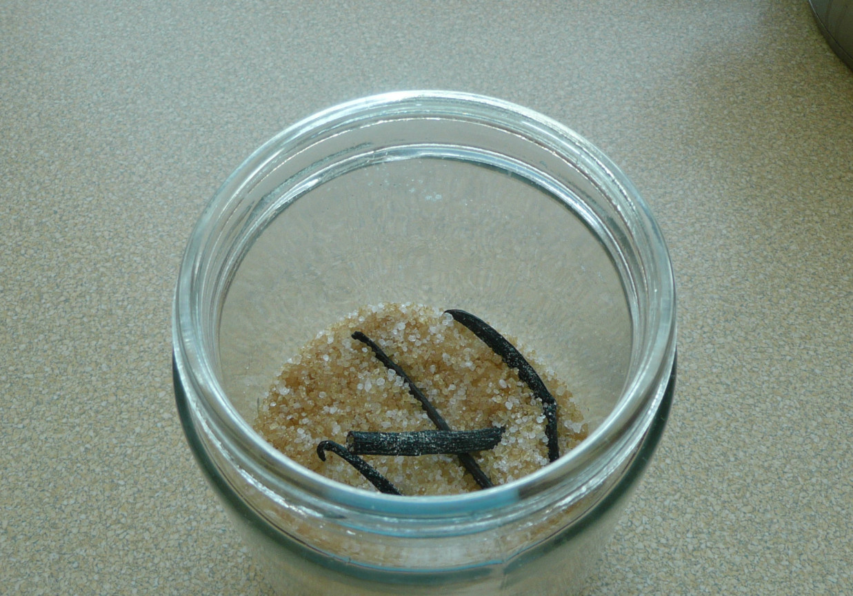 Domowy cukier waniliowy foto