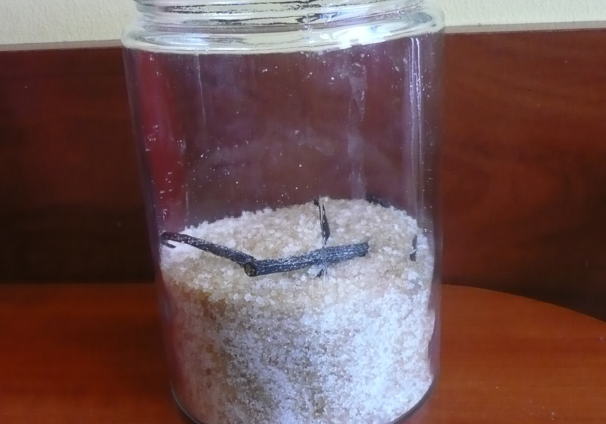 Domowy cukier waniliowy foto