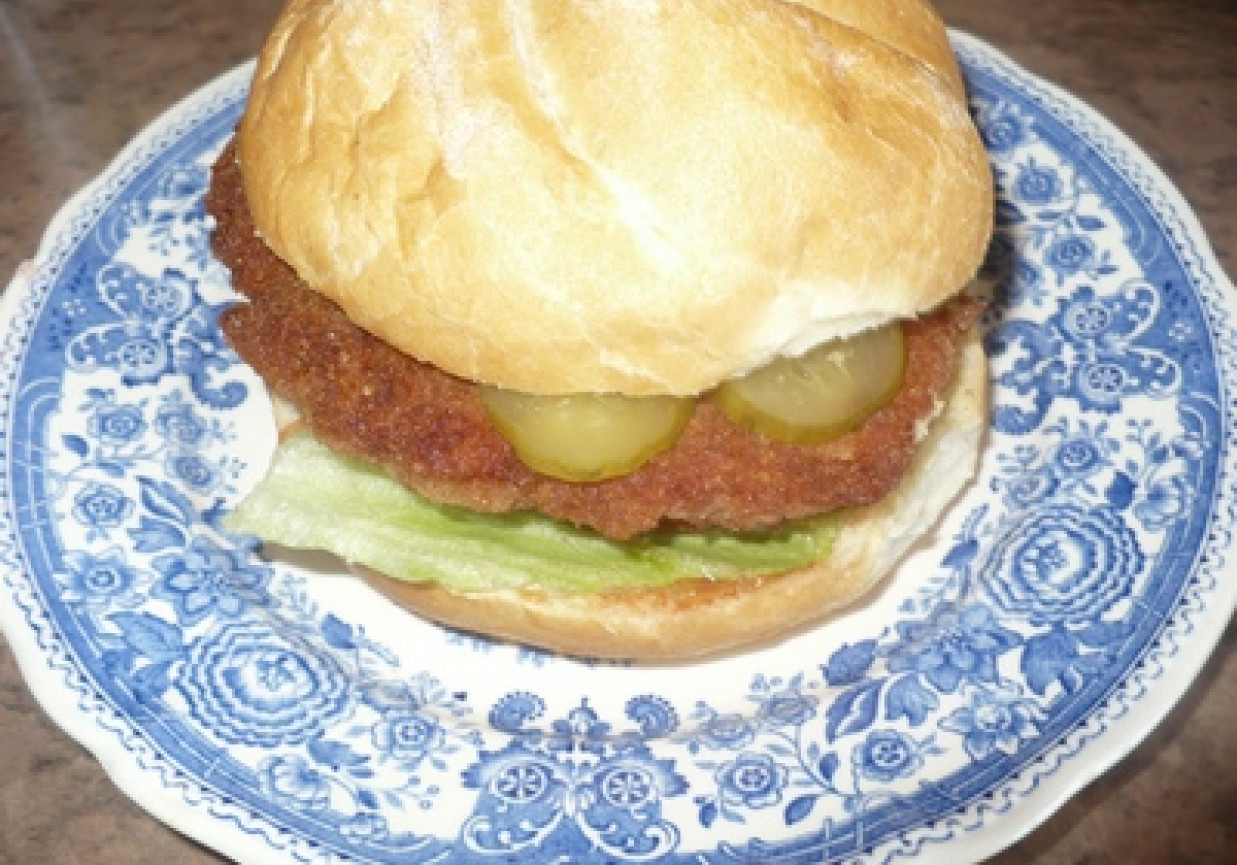 Domowy hamburger foto