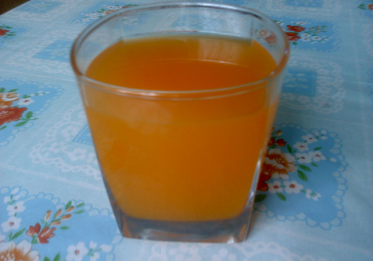 Domowy sok pomarańczowy foto