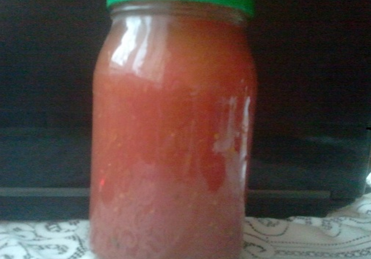 domowy sok pomidorowy foto