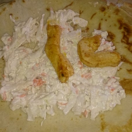 Krok 5 - domowy wrap foto