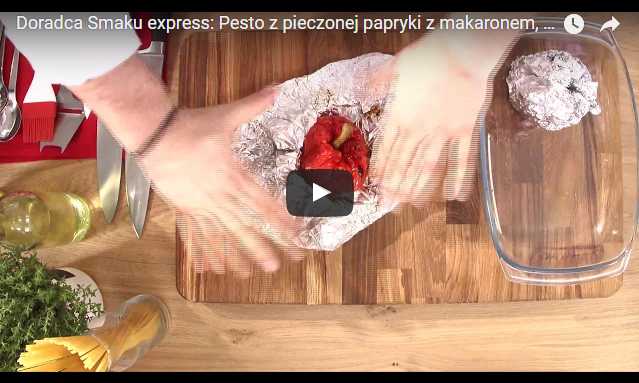 Doradca Smaku express: Pesto z pieczonej papryki z makaronem, odc. 14