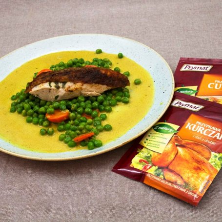 Krok 5 - Doradca Smaku IV: Pieczony kurczak z zielonym groszkiem, odc. 39 foto
