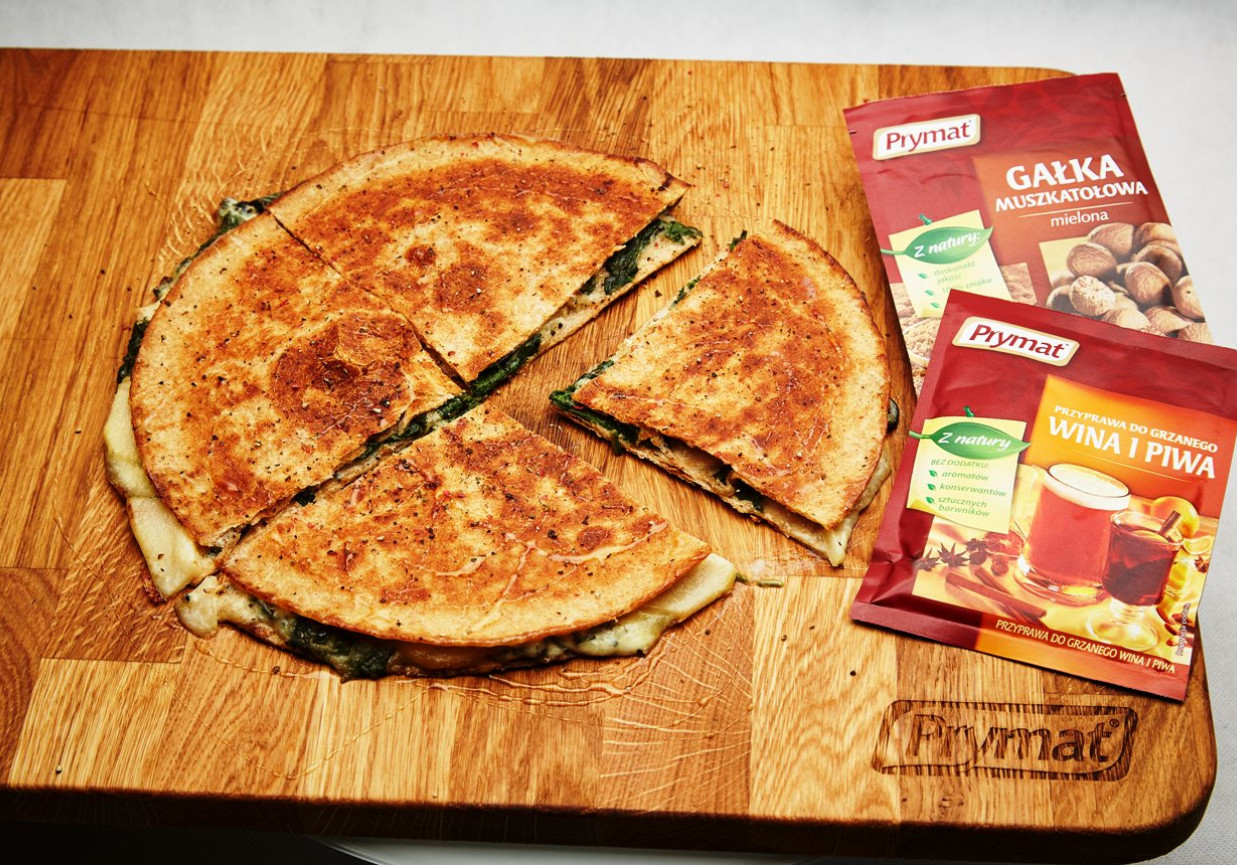 Doradca Smaku V: Quesadillas z gruszką i szpinakiem