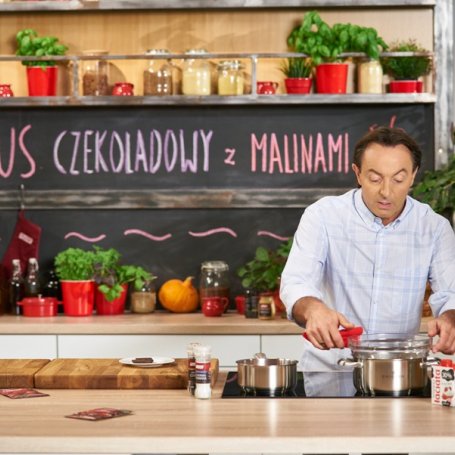 Krok 1 - Doradca Smaku VII: Mus czekoladowy z malinami, odc. 37 foto