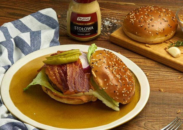 Fotografia przedstawiająca Doradca Smaku XII: Burger wołowy z boczkiem, odc. 38
