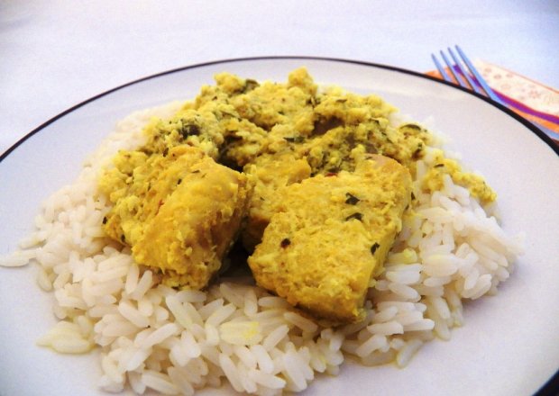 Fotografia przedstawiająca Dorsz curry