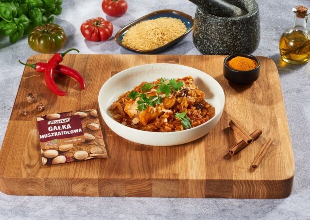 Fotografia przedstawiająca Dorsz z mieszanką przypraw ras el hanout, DS XXIV, odc. 16