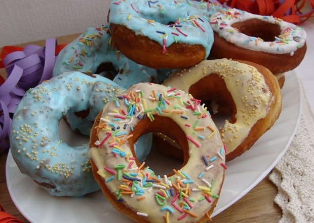 Fotografia przedstawiająca Doughnuts amerykańskie