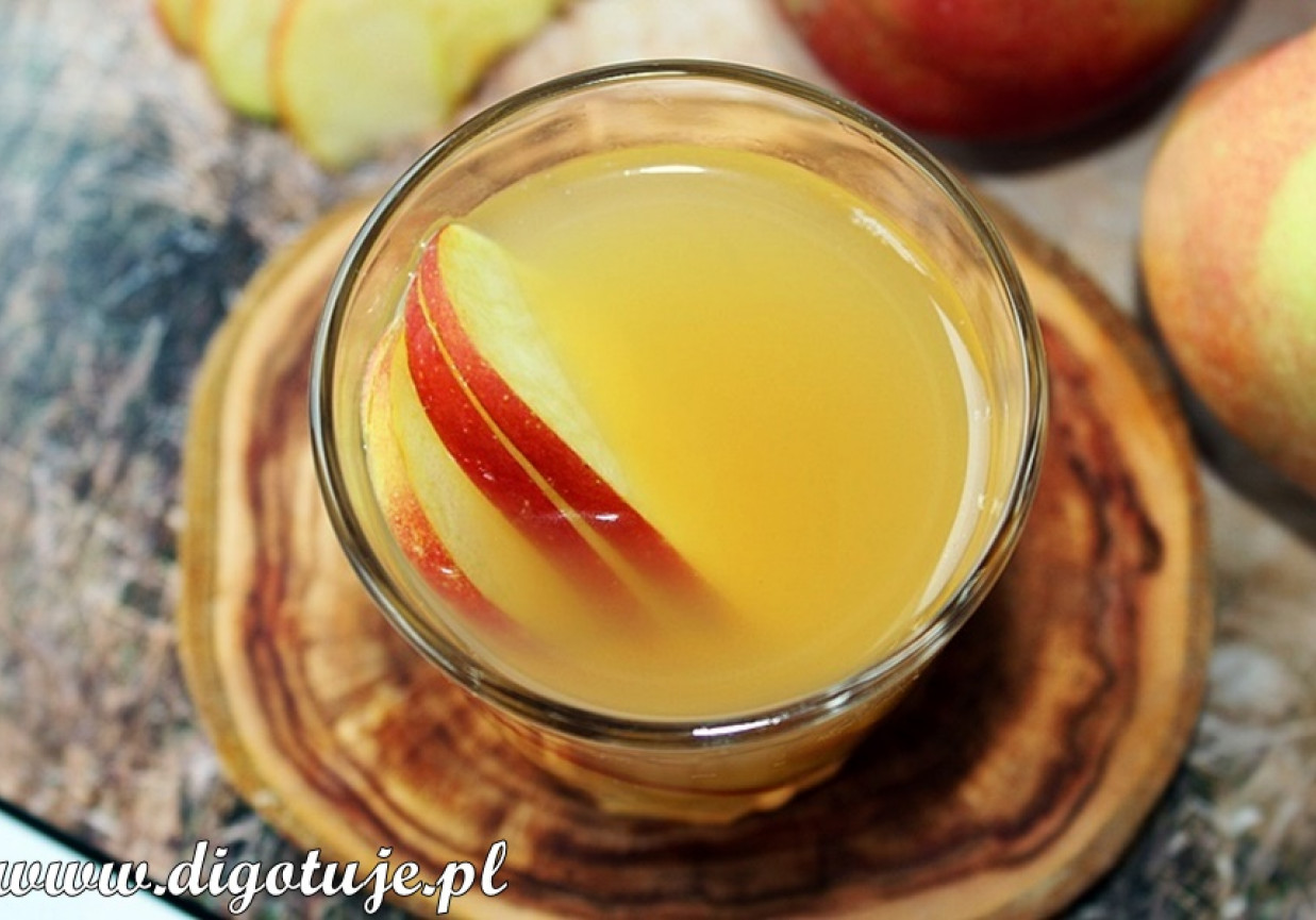 Drink jabłkowo-miętowy foto