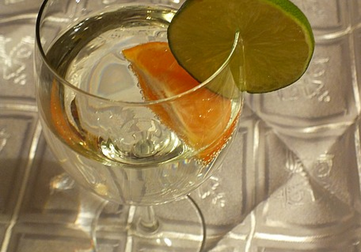 Drink z mrożoną mandarynką foto