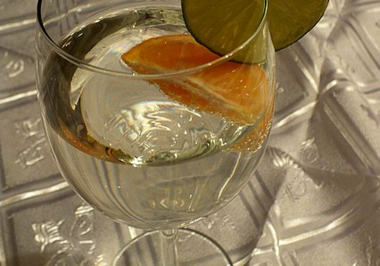 Drink z mrożoną mandarynką foto