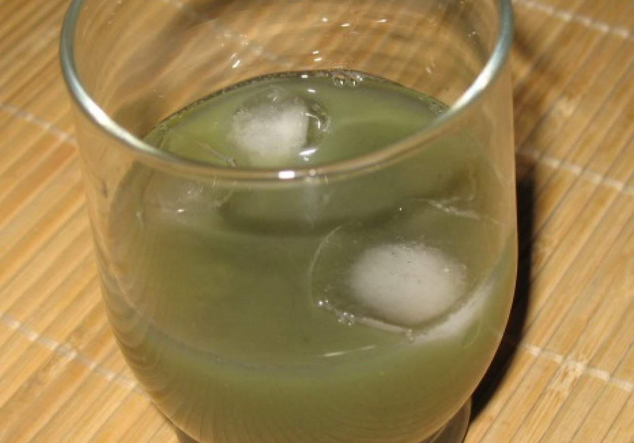 Drink z sokiem pomarańczowym i Blue curacao foto