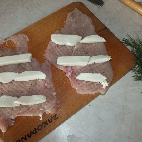 Krok 1 - Drobiowe roladki light z mozarellą foto