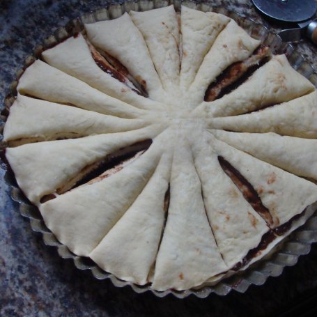 Krok 4 - Drożdżowa gwiazda z makiem foto