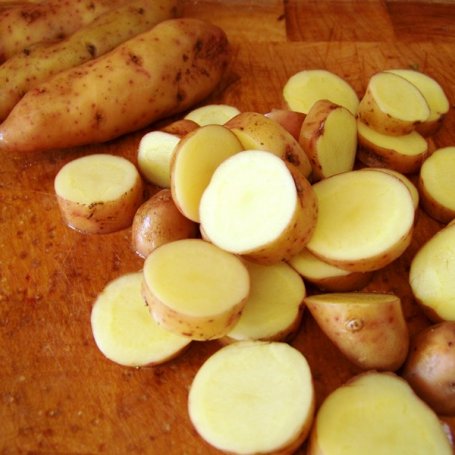 Krok 2 - Dudhi + apple potatoes foto