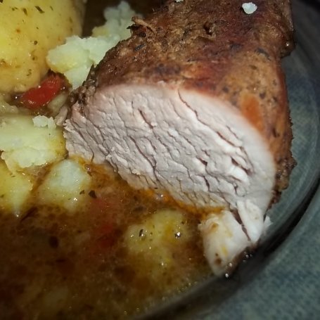 Krok 4 - Duszona polędwica foto
