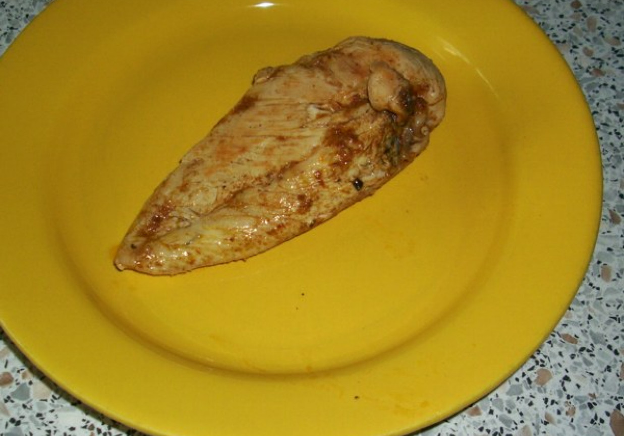 Duszone piersi z kurczaka foto