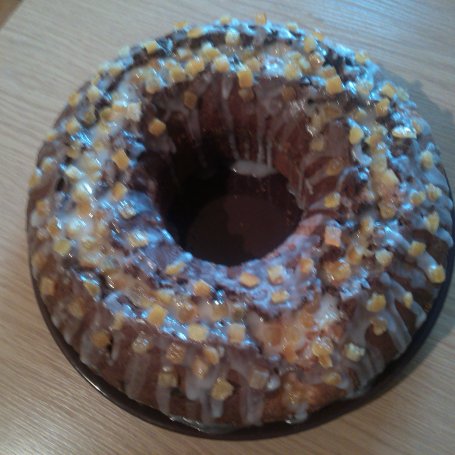 Krok 6 - dwuwarstwowa babka z mandarynkami i czekoladą foto