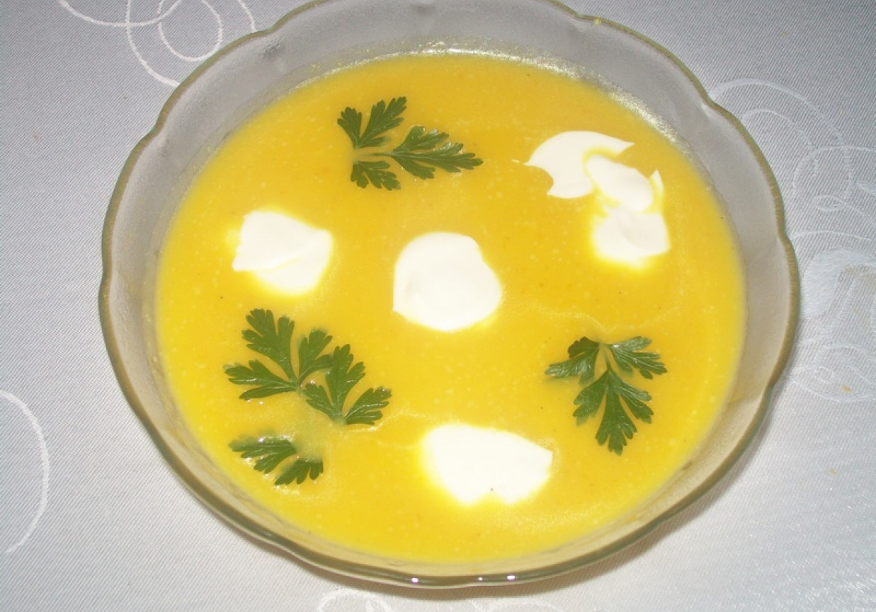 Dyniowo-kokosowa zupa krem foto