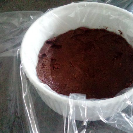 Krok 1 - dyniowy serniczek na czekoladowym spodzie foto
